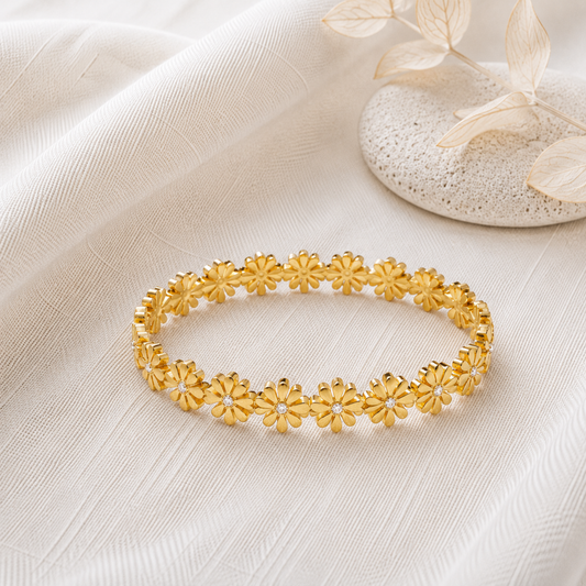 Eternal Daisy Bangle
