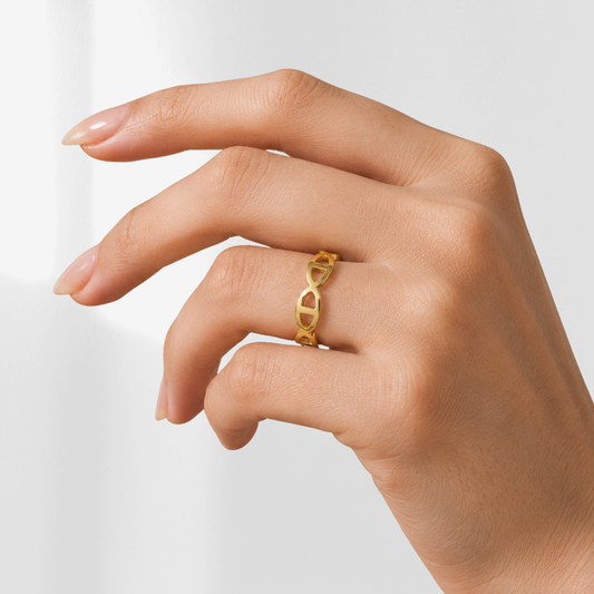 Link Cuff Ring