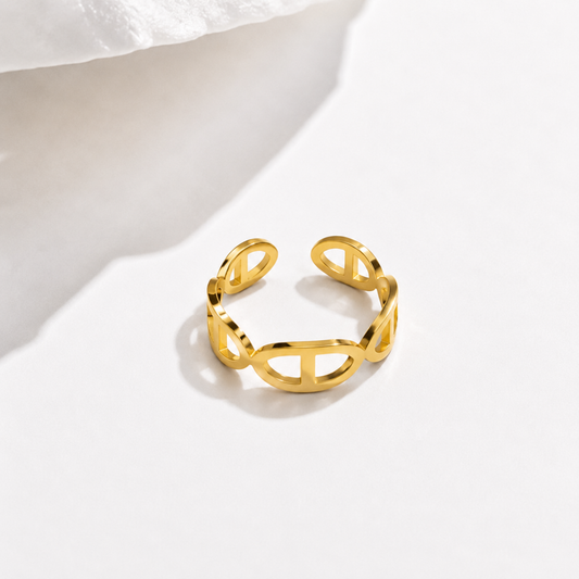 Link Cuff Ring
