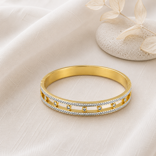 Celeste Gold Bangle