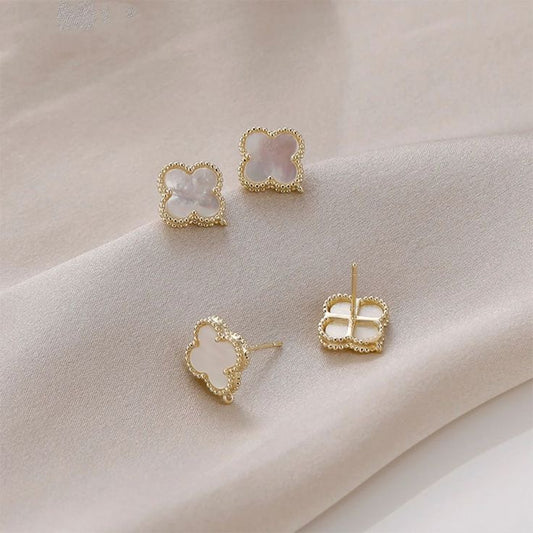 Pearl Clover Studs