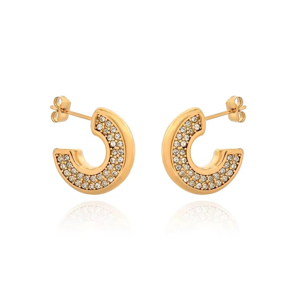 Crescent Dazzle Hoops