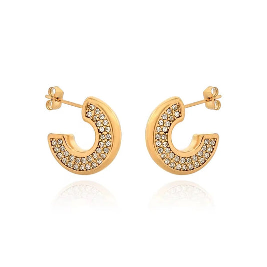 Crescent Dazzle Hoops