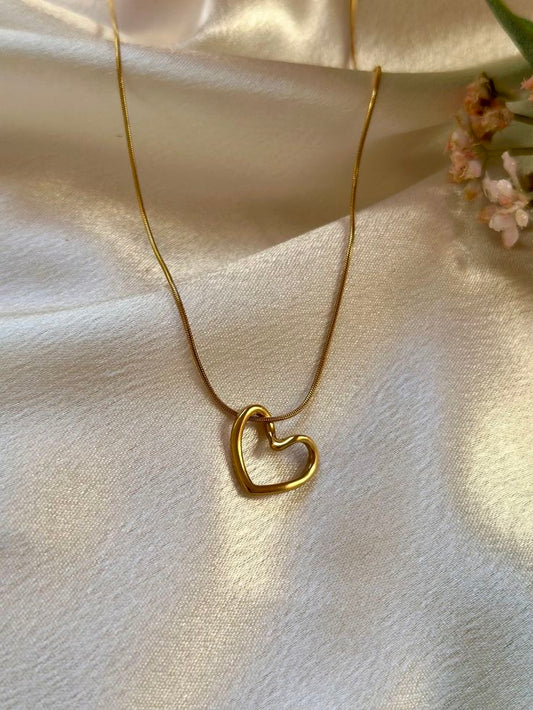 Hollow Heart Shape Necklace