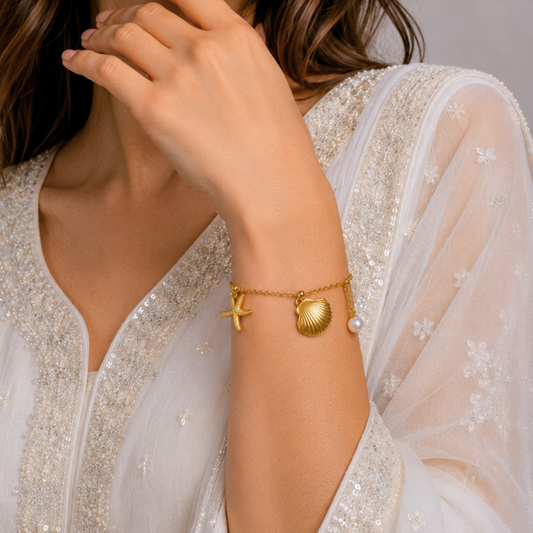 Seashell Starfish Bracelet