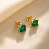 Emerald Studs