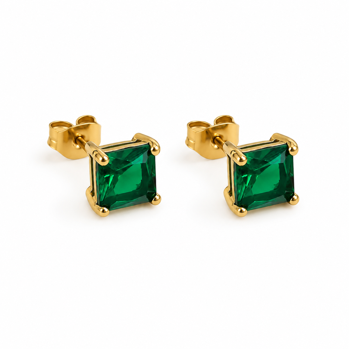 Emerald Studs