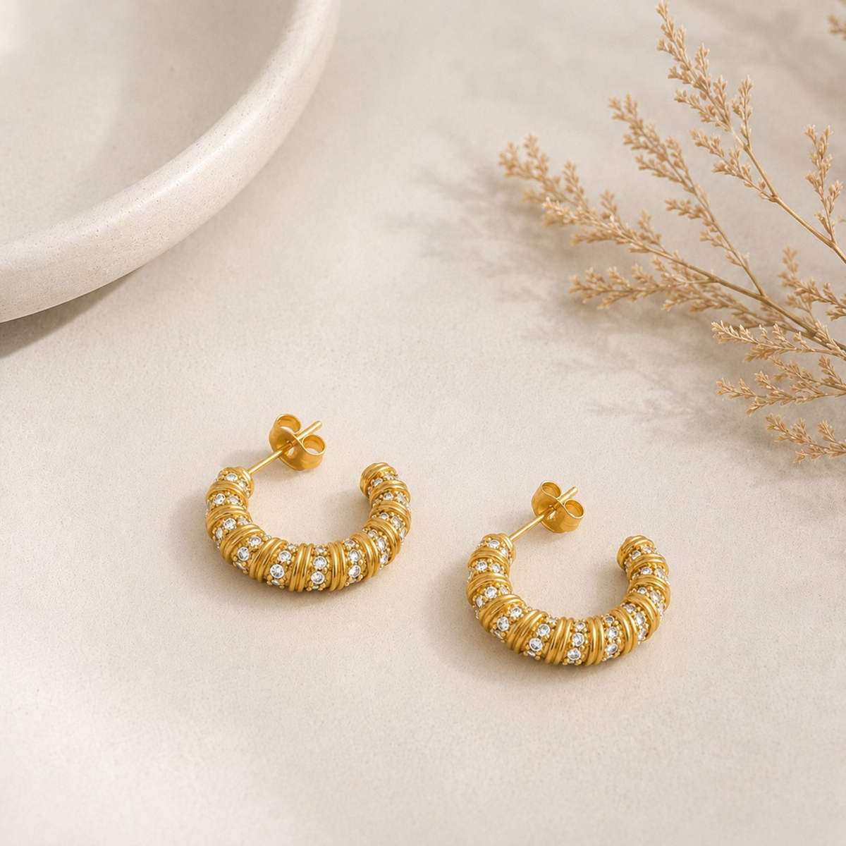 Parisian Croissant Hoops