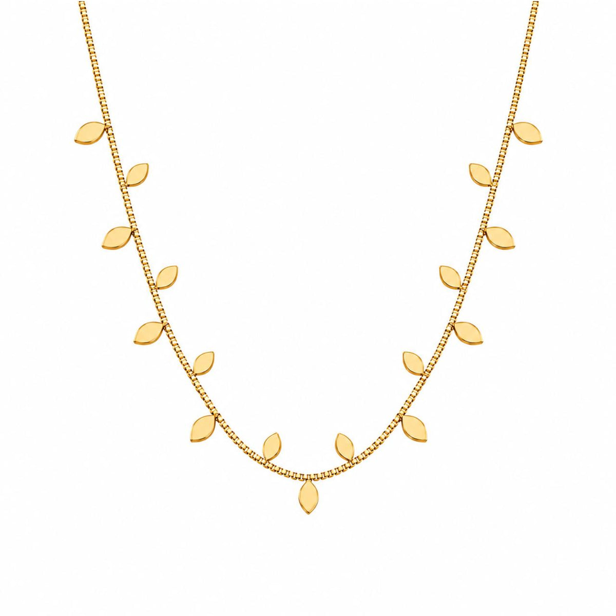 Leaf Charm Necklace