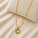 Moonlight Crescent Necklace