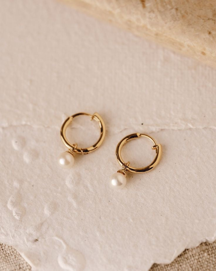 Pearl Hoops