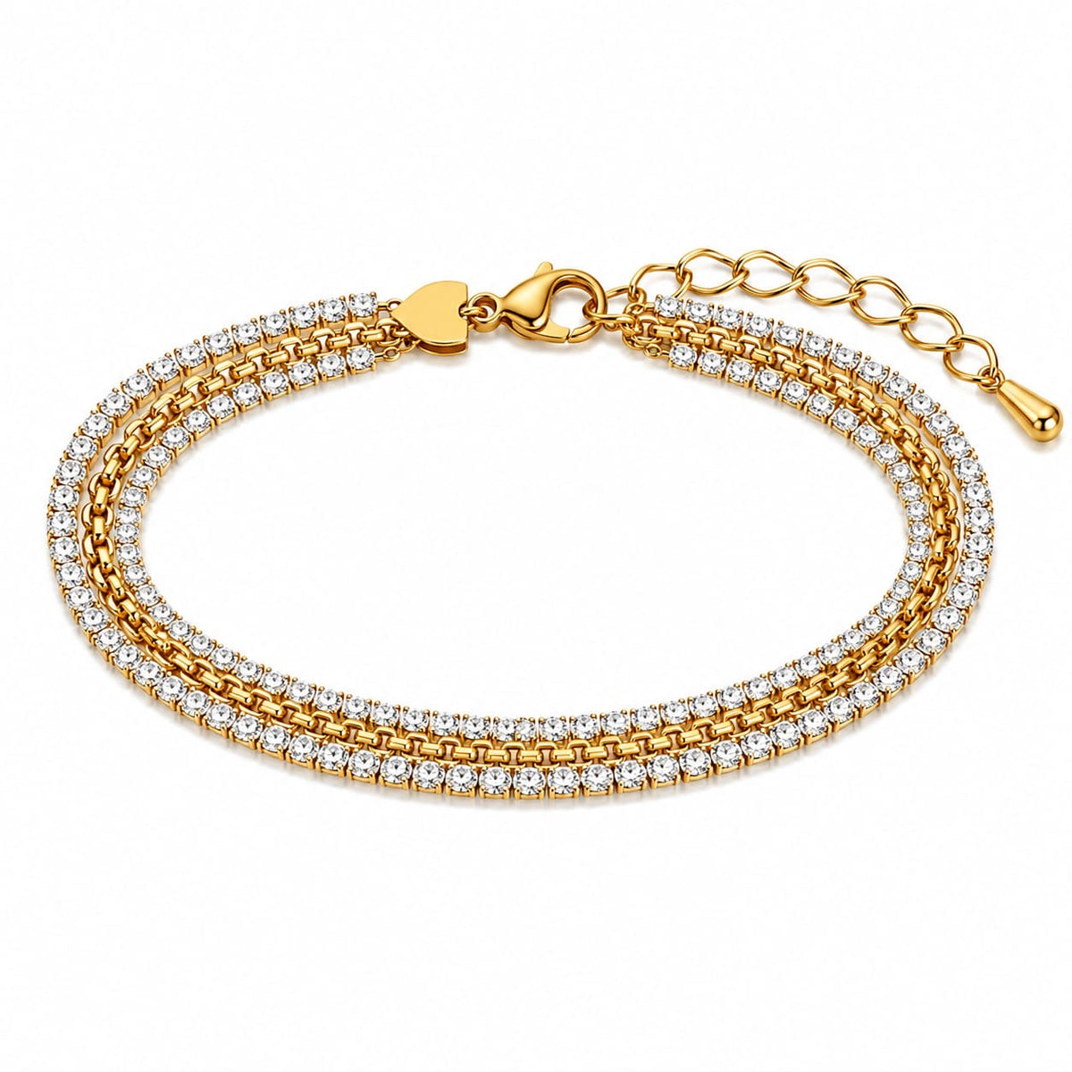 Eclat Triple Stand Bracelet