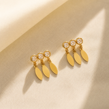 Leaf Drop Earrings