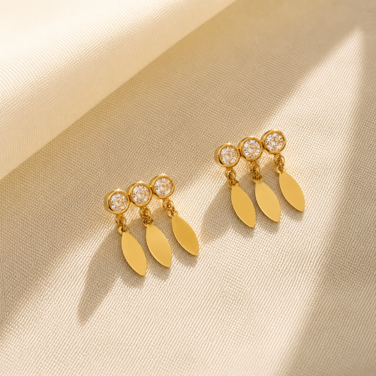 Leaf Drop Earrings
