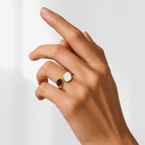 Onyx Pearl Duo Ring