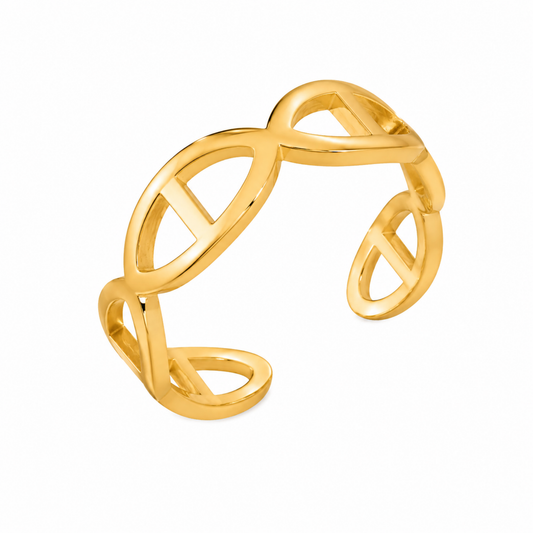 Link Cuff Ring
