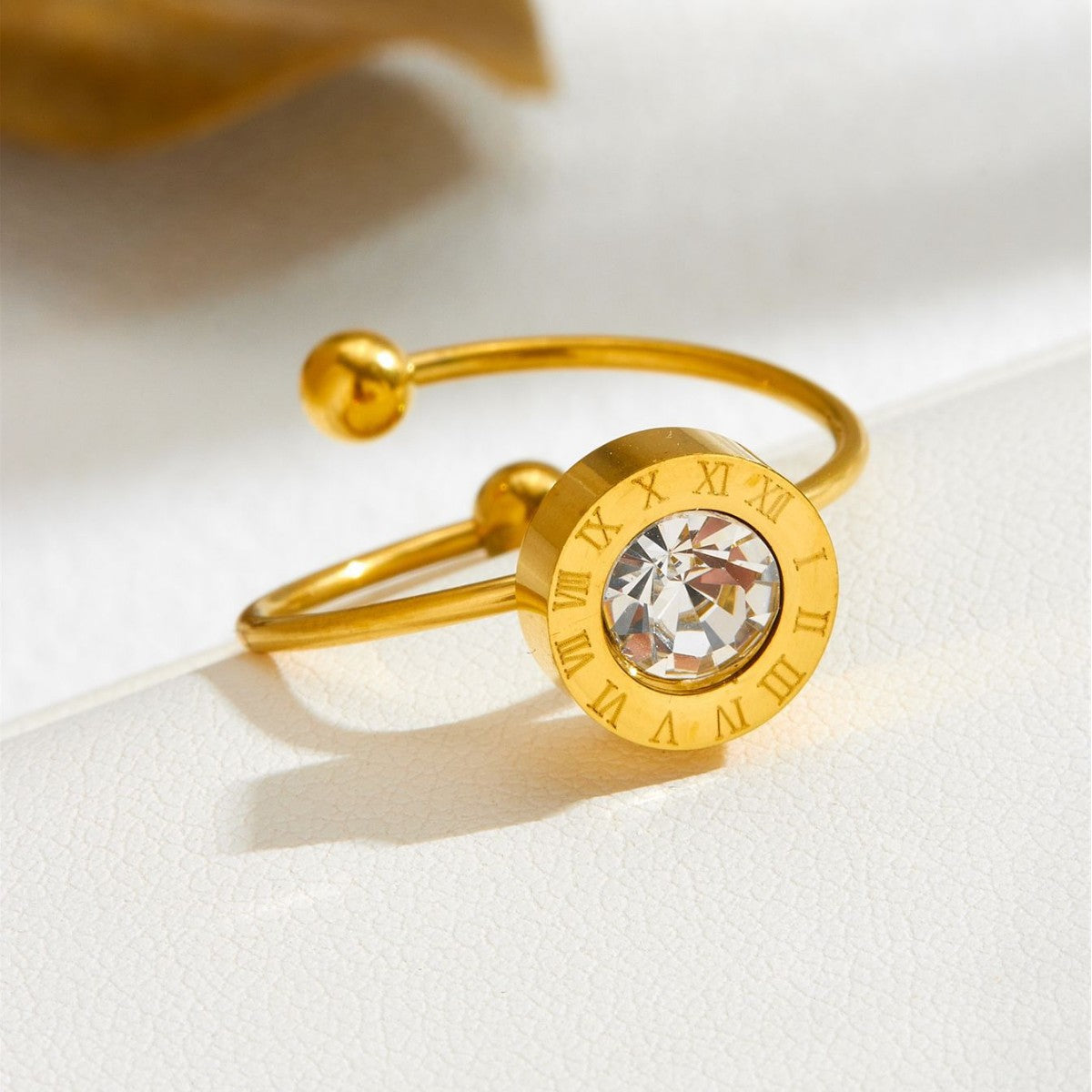 Bold Numeral Adjustable Ring