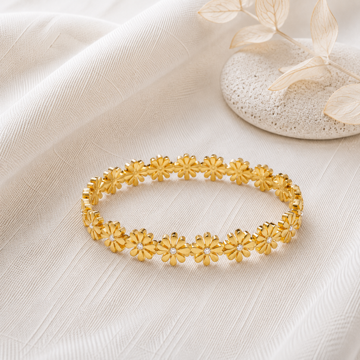 Eternal Daisy Bangle