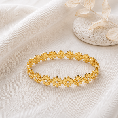 Eternal Daisy Bangle