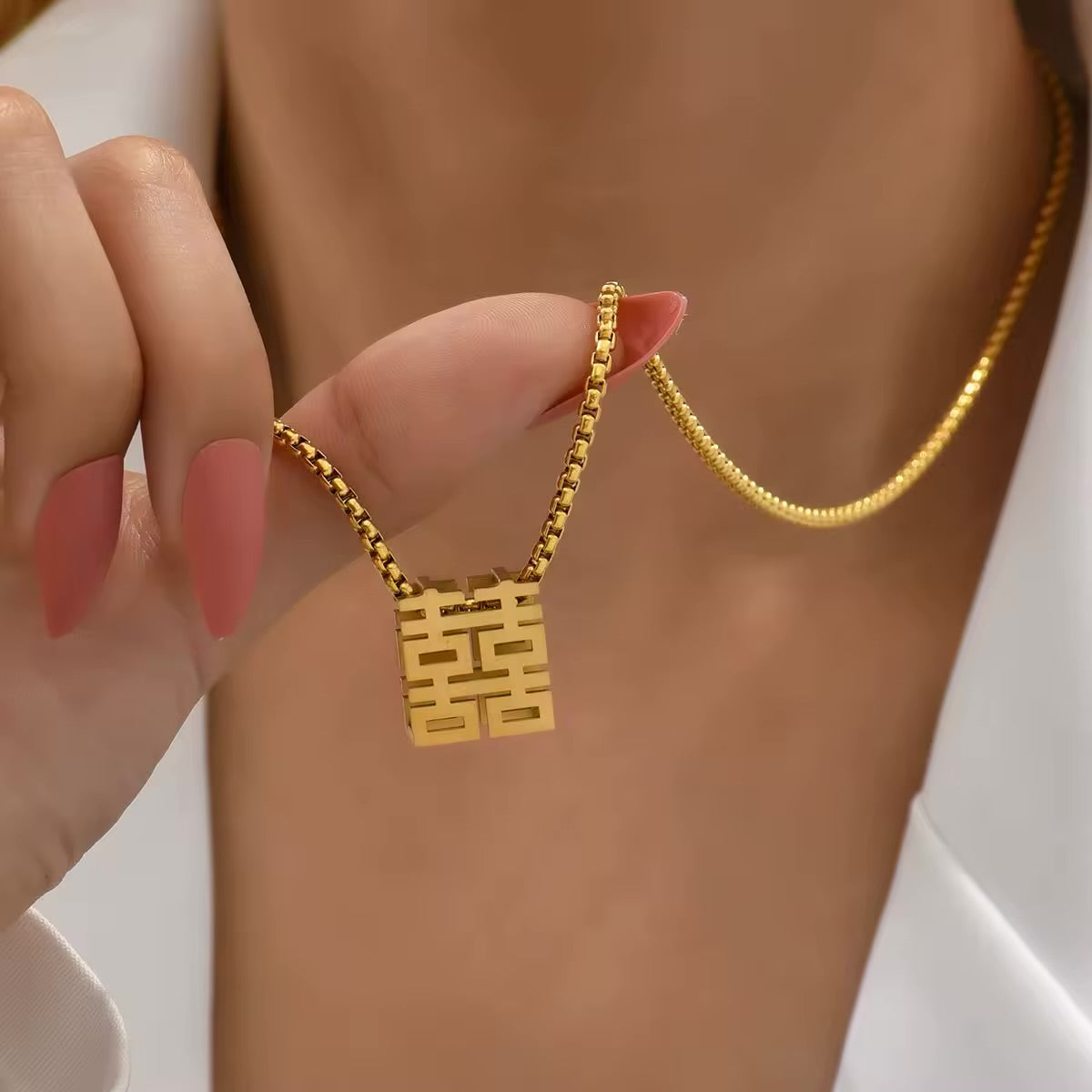 Happiness Symbol Necklace