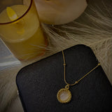Moonlight Crescent Necklace