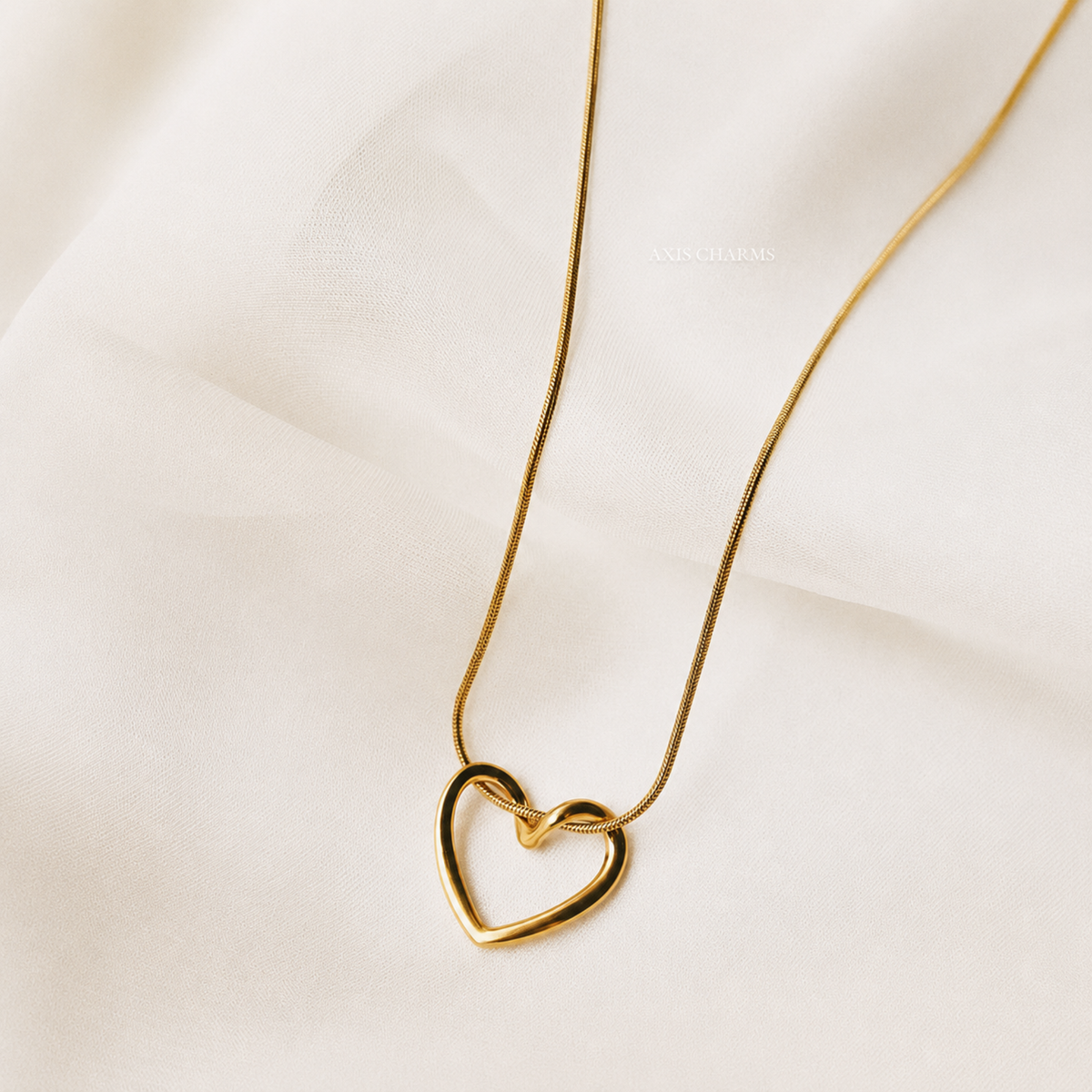 Hollow Heart Necklace