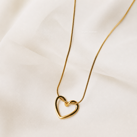 Hollow Heart Necklace
