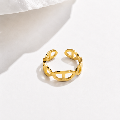 Link Cuff Ring