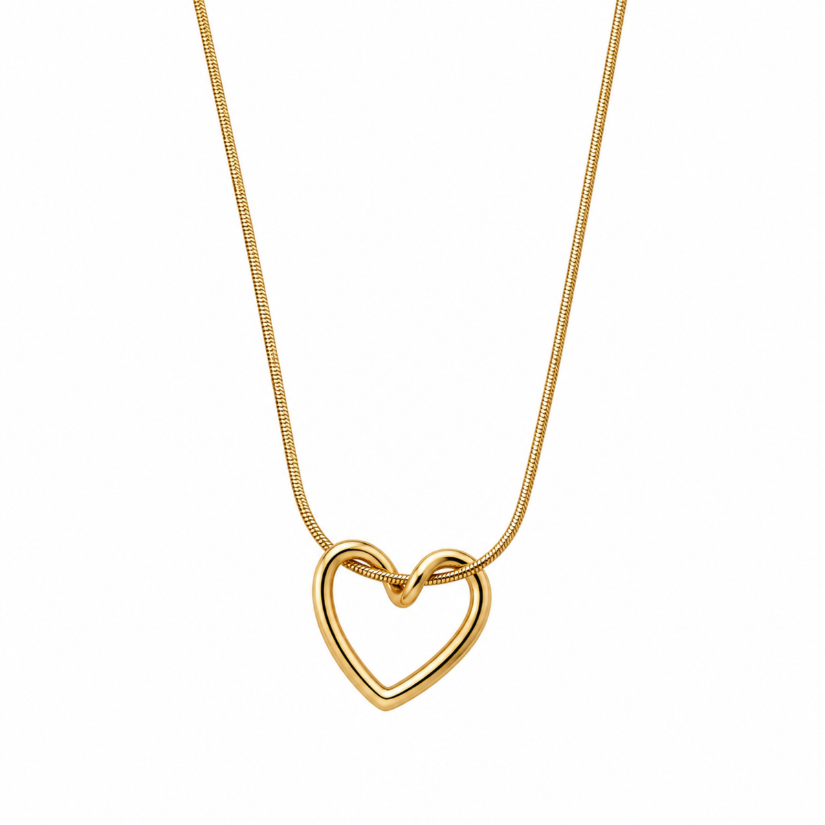 Hollow Heart Necklace