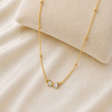 Diamond Bow Necklace