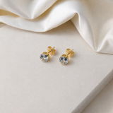 Zarqoon Diamond Studs