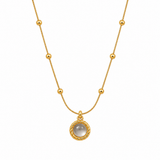 Moonlight Crescent Necklace