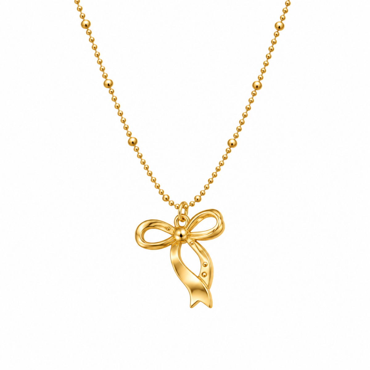 Loquette Bow Necklace