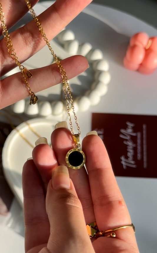 Roman Numeral Pendant Necklace