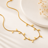 Leaf Charm Necklace
