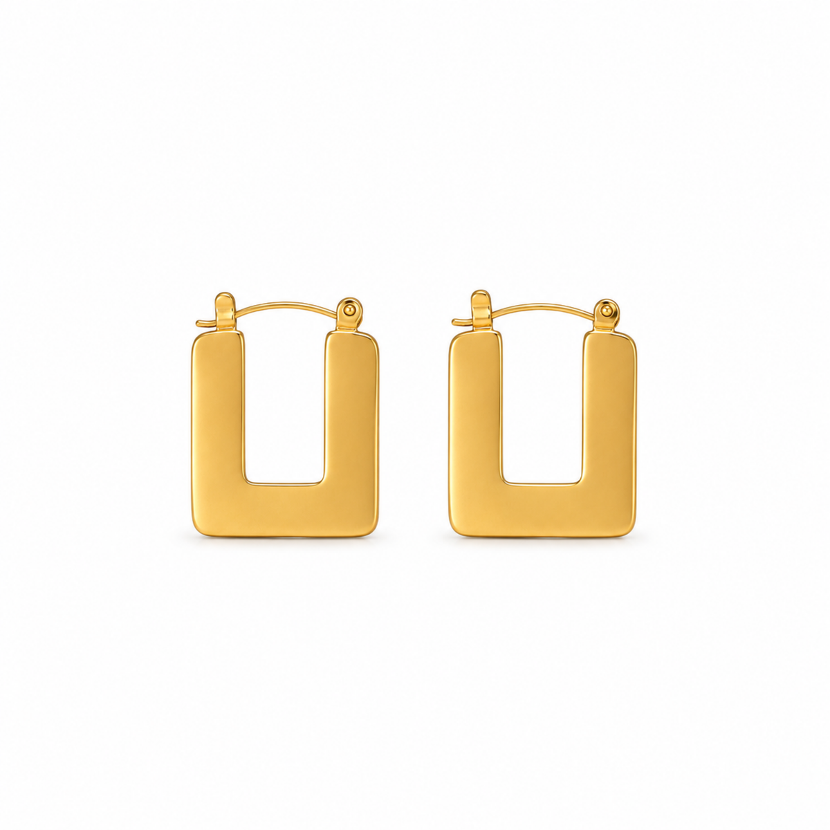 Gold Drop Hoops