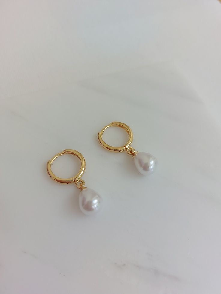 Pearl Hoops