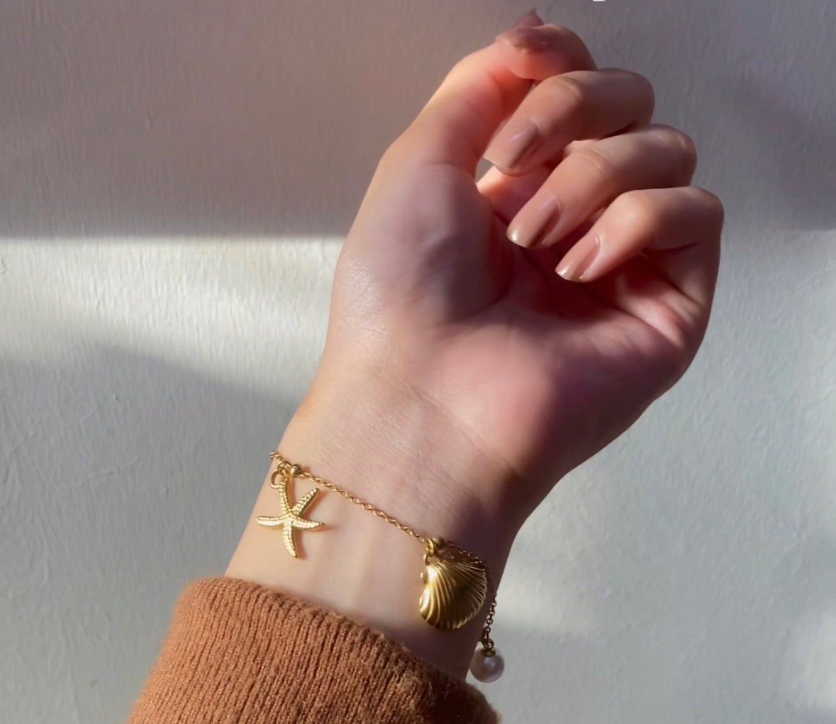 Seashell Starfish Bracelet