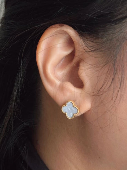 Pearl Clover Studs
