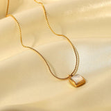 Ivory Cabochon Necklace