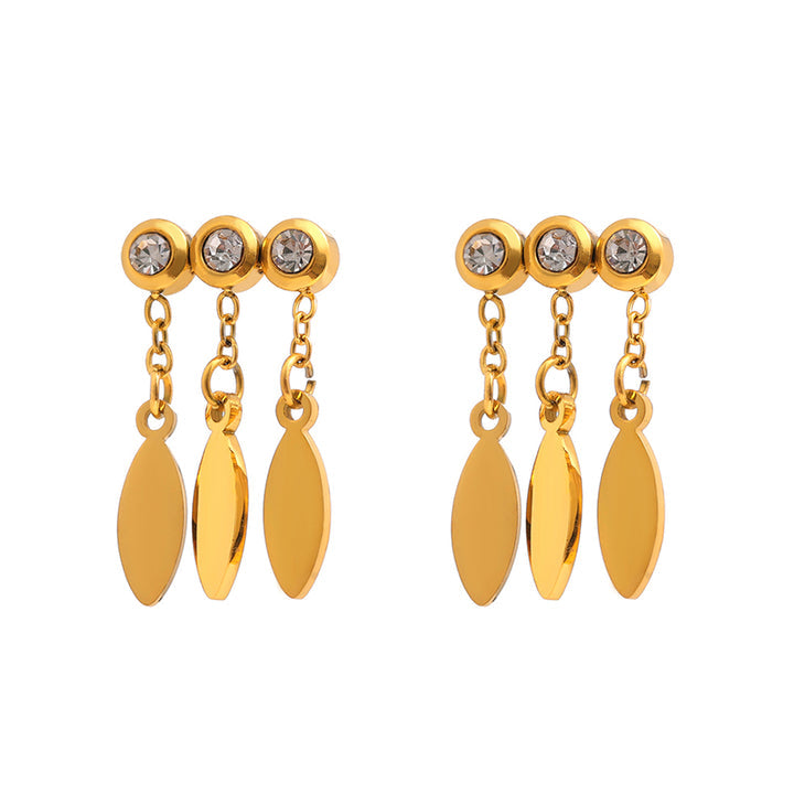Leaf Drop Earrings