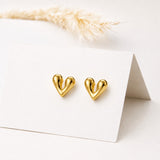 Love Heart Studs