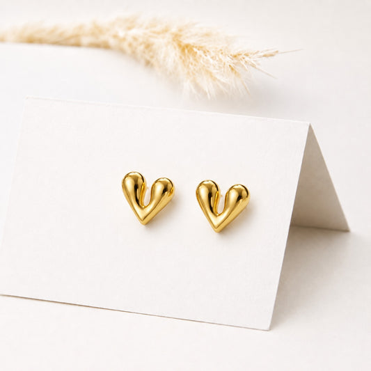 Love Heart Studs